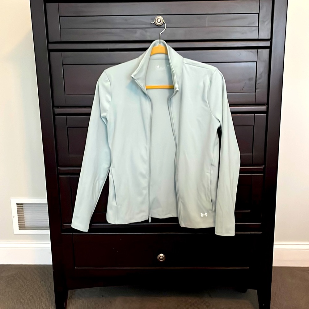 Under Armour fitted full front zip light athletic jacket